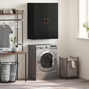 Vægskab Vægmonteret Sort eg 69,5 x 34 x 90 cm Konstrueret træ