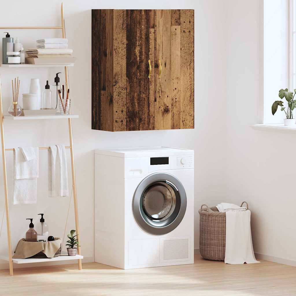 Vægskab Gammelt træ 69,5 x 34 x 90 cm Konstrueret træ