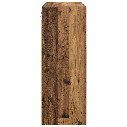 Vægskab Gammelt træ 69,5 x 34 x 90 cm Konstrueret træ