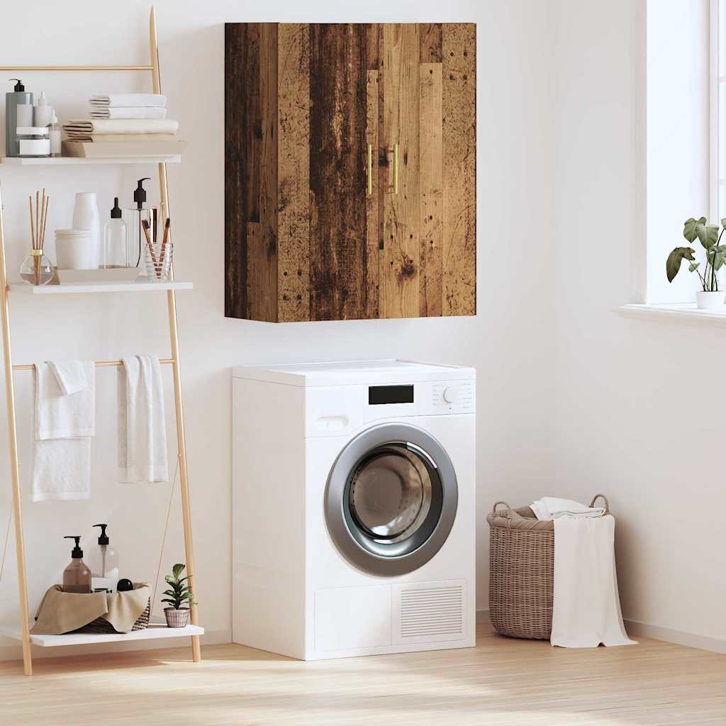 Vægskab Gammelt træ 69,5 x 34 x 90 cm Konstrueret træ