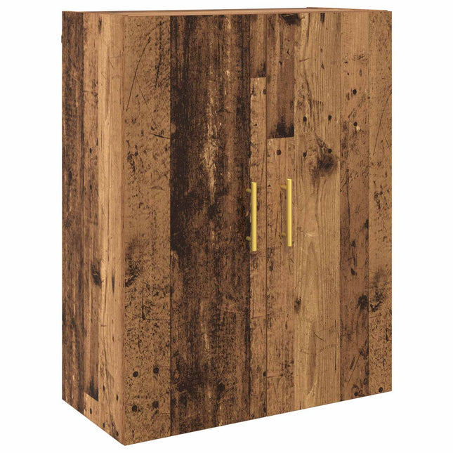 Vægskab Gammelt træ 69,5 x 34 x 90 cm Konstrueret træ