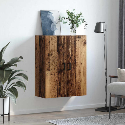Vægskab Gammelt træ 69,5 x 34 x 90 cm Konstrueret træ