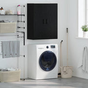 Vægskab Vægmonteret Sort eg 69,5 x 34 x 90 cm Konstrueret træ