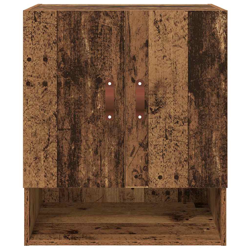 Vægskab Vægmonteret Gammelt træ 60 x 31 x 70 cm Konstrueret træ