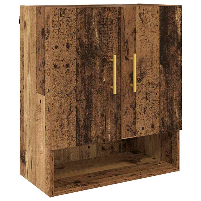 Vægskab 60 x 31 x 70 cm Konstrueret træ Gammelt træ