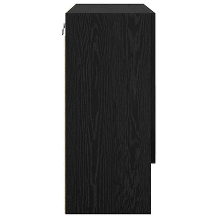 Vægskab 60 x 31 x 70 cm Konstrueret træ Sort eg