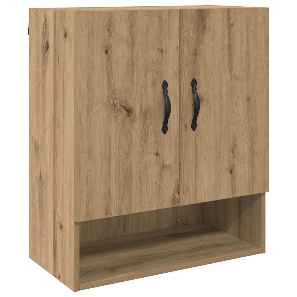 Vægmonteret skab Artisan Egetræ 60 x 31 x 70 cm Konstrueret træ