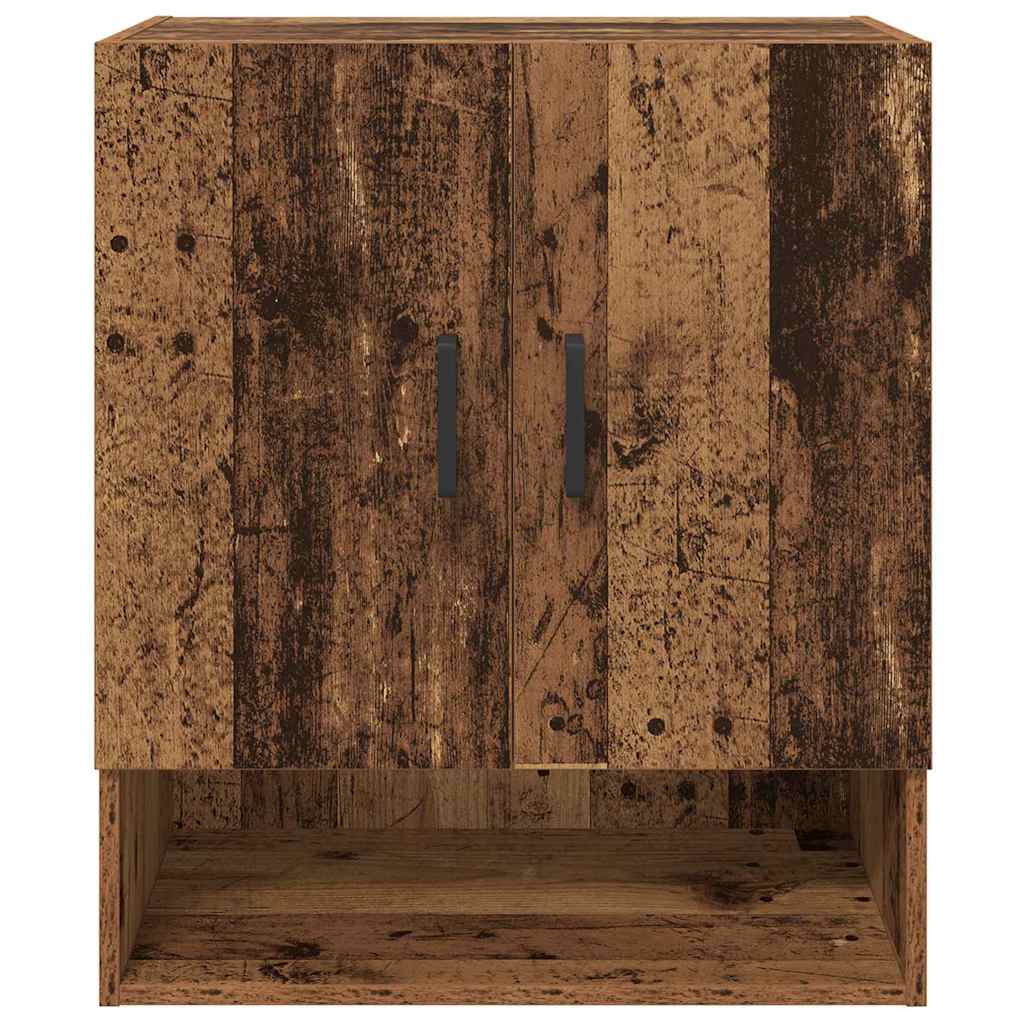 Vægskab Vægmonteret Gammelt træ 60 x 31 x 70 cm Konstrueret træ