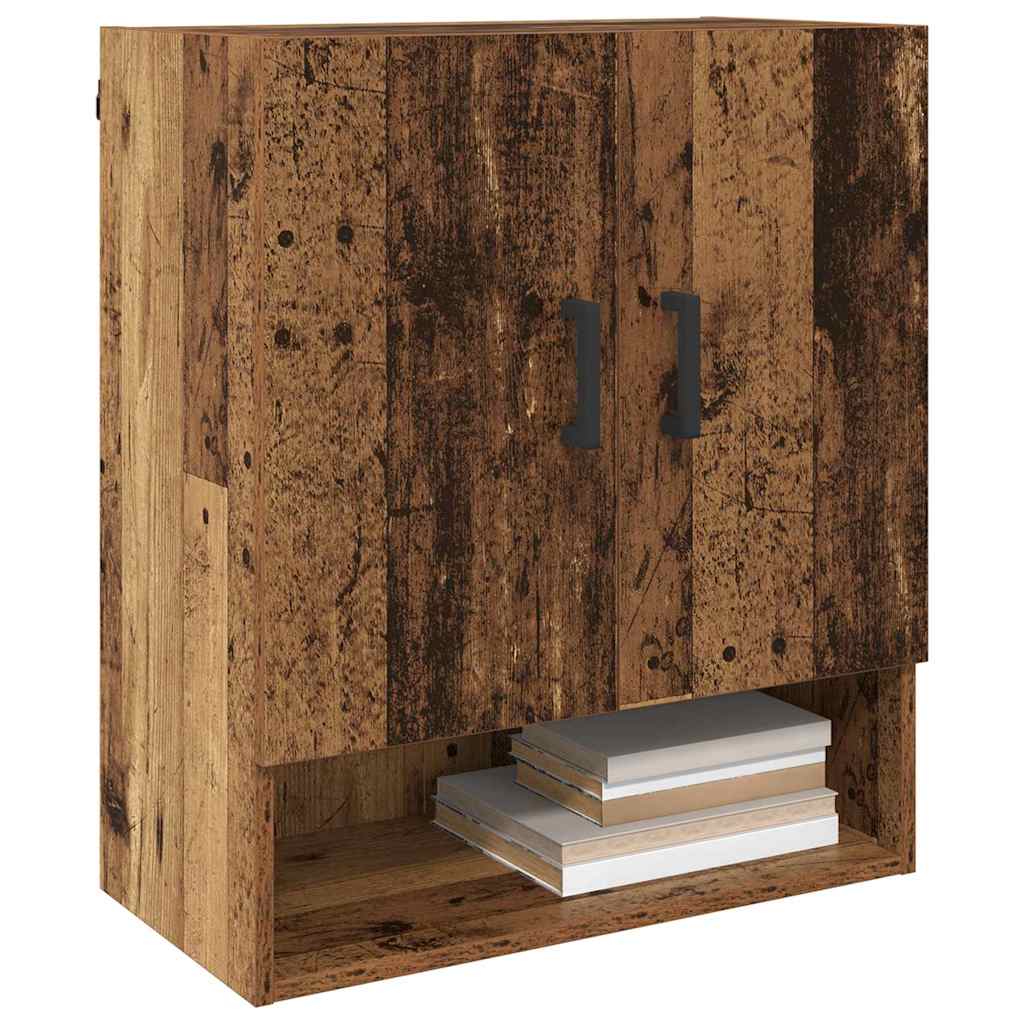 Vægskab Vægmonteret Gammelt træ 60 x 31 x 70 cm Konstrueret træ