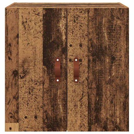 Vægskab Vægmonteret Gammelt træ 60 x 31 x 60 cm Konstrueret træ