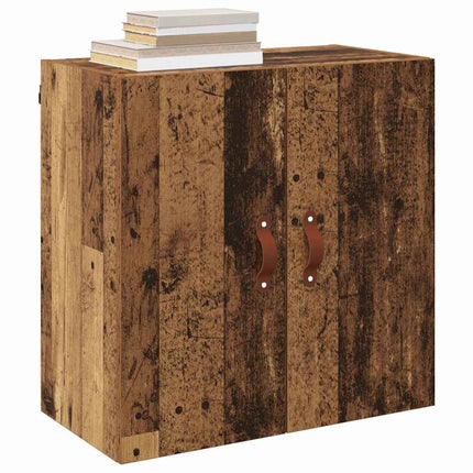 Vægskab Vægmonteret Gammelt træ 60 x 31 x 60 cm Konstrueret træ
