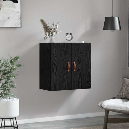 Vægskab 60 x 31 x 60 cm Konstrueret træ Sort eg