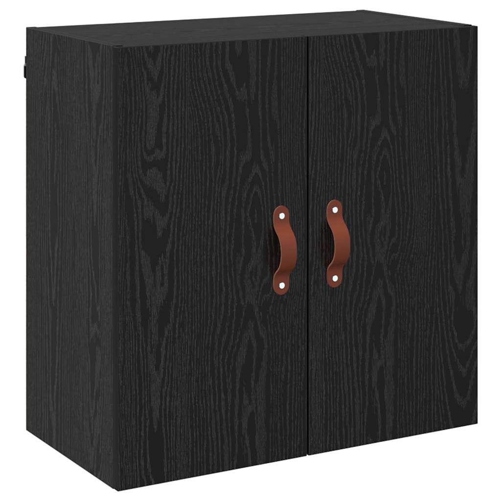 Vægskab Vægmonteret Sort eg 60 x 31 x 60 cm Konstrueret træ