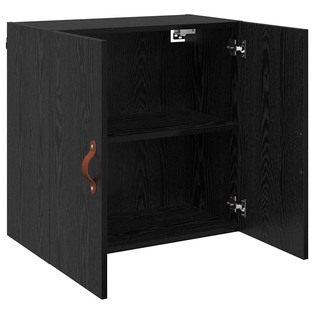 Vægskab Vægmonteret Sort eg 60 x 31 x 60 cm Konstrueret træ