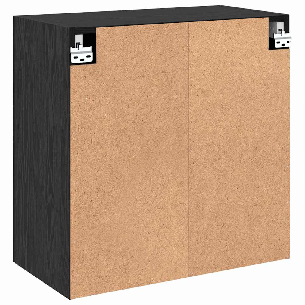 Vægskab Vægmonteret Sort eg 60 x 31 x 60 cm Konstrueret træ