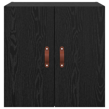 Vægskab 60 x 31 x 60 cm Konstrueret træ Sort eg