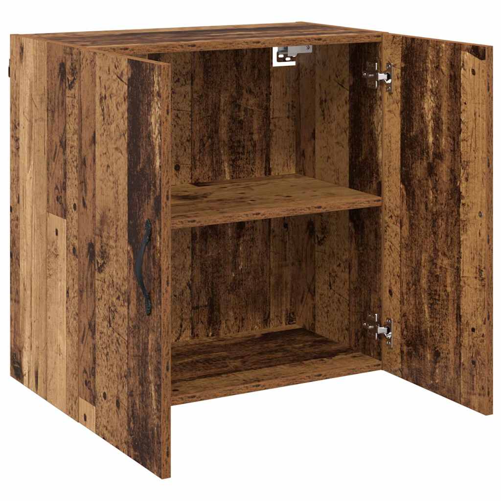 Vægmonteret skab Gammelt træ 60 x 31 x 60 cm Konstrueret træ
