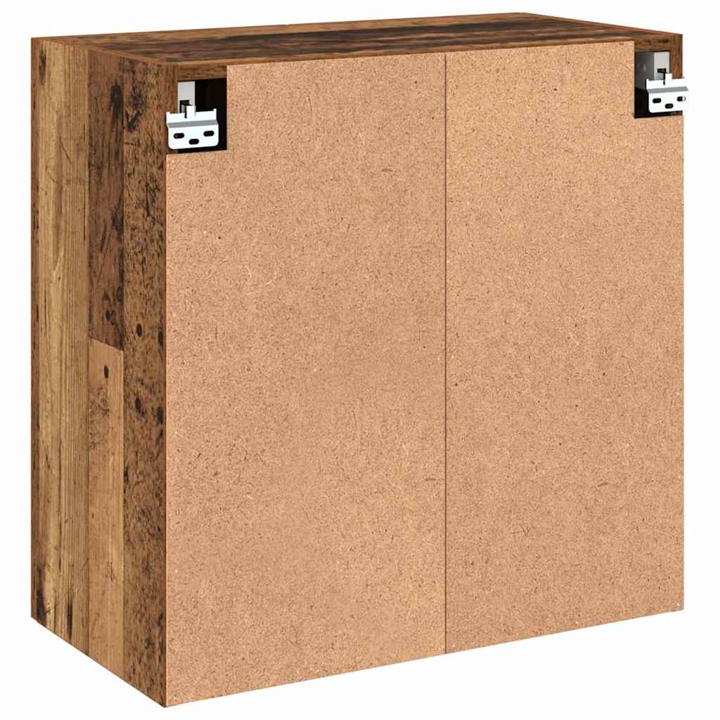 Vægmonteret skab Gammelt træ 60 x 31 x 60 cm Konstrueret træ