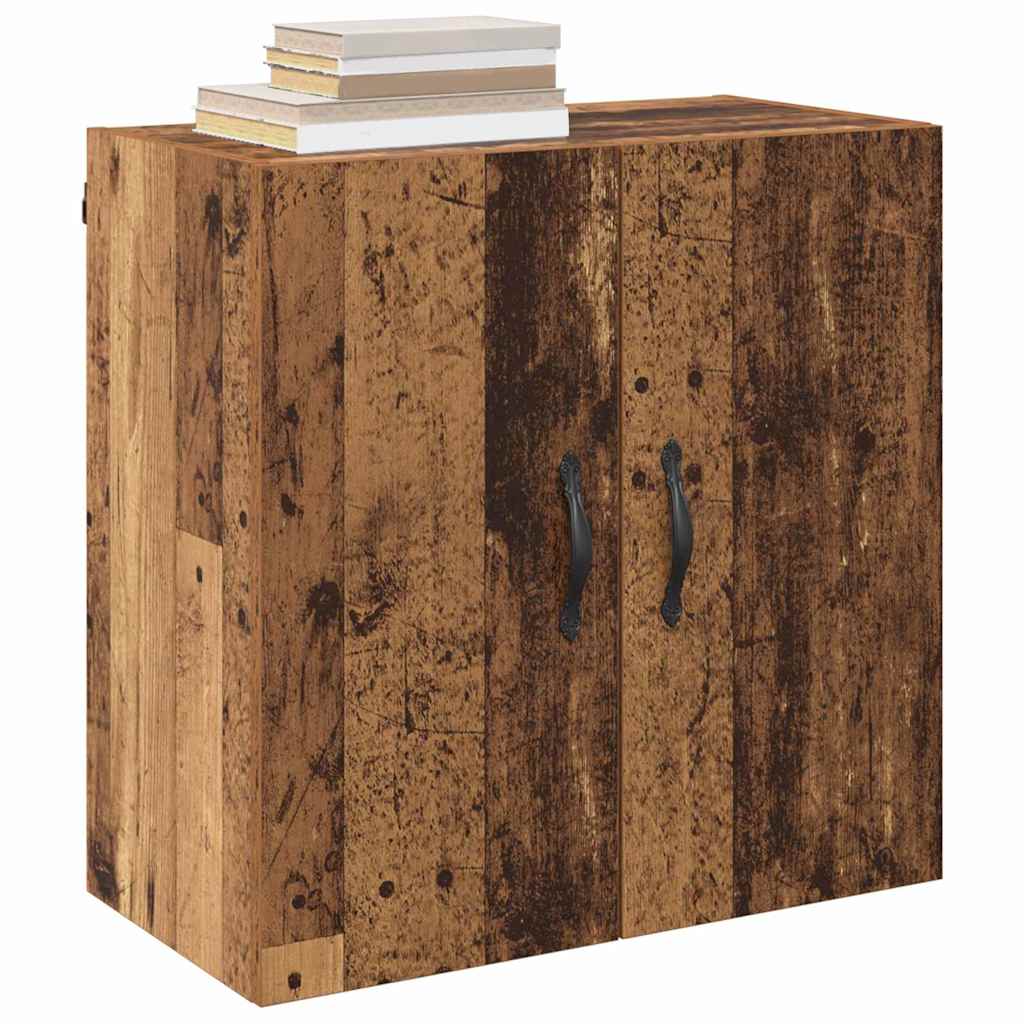 Vægmonteret skab Gammelt træ 60 x 31 x 60 cm Konstrueret træ