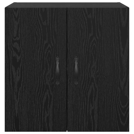 Vægmonteret skab 60 x 31 x 60 cm Konstrueret træ Sort eg