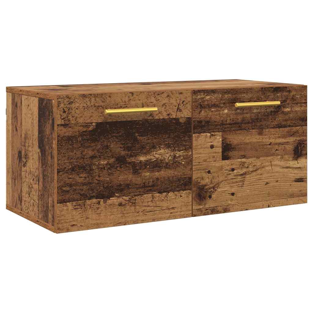 Vægskab Gammelt træ 80 x 36.5 x 35 cm Konstrueret træ