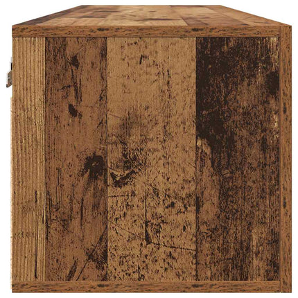 Vægskab 80 x 36.5 x 35 cm Konstrueret træ Gammelt træ