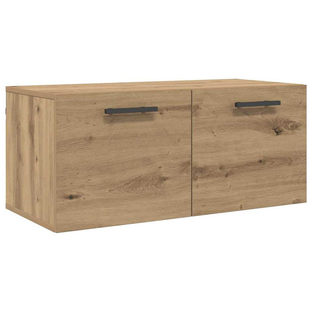 Vægskab 80 x 36.5 x 35 cm Konstrueret træ artisan eg
