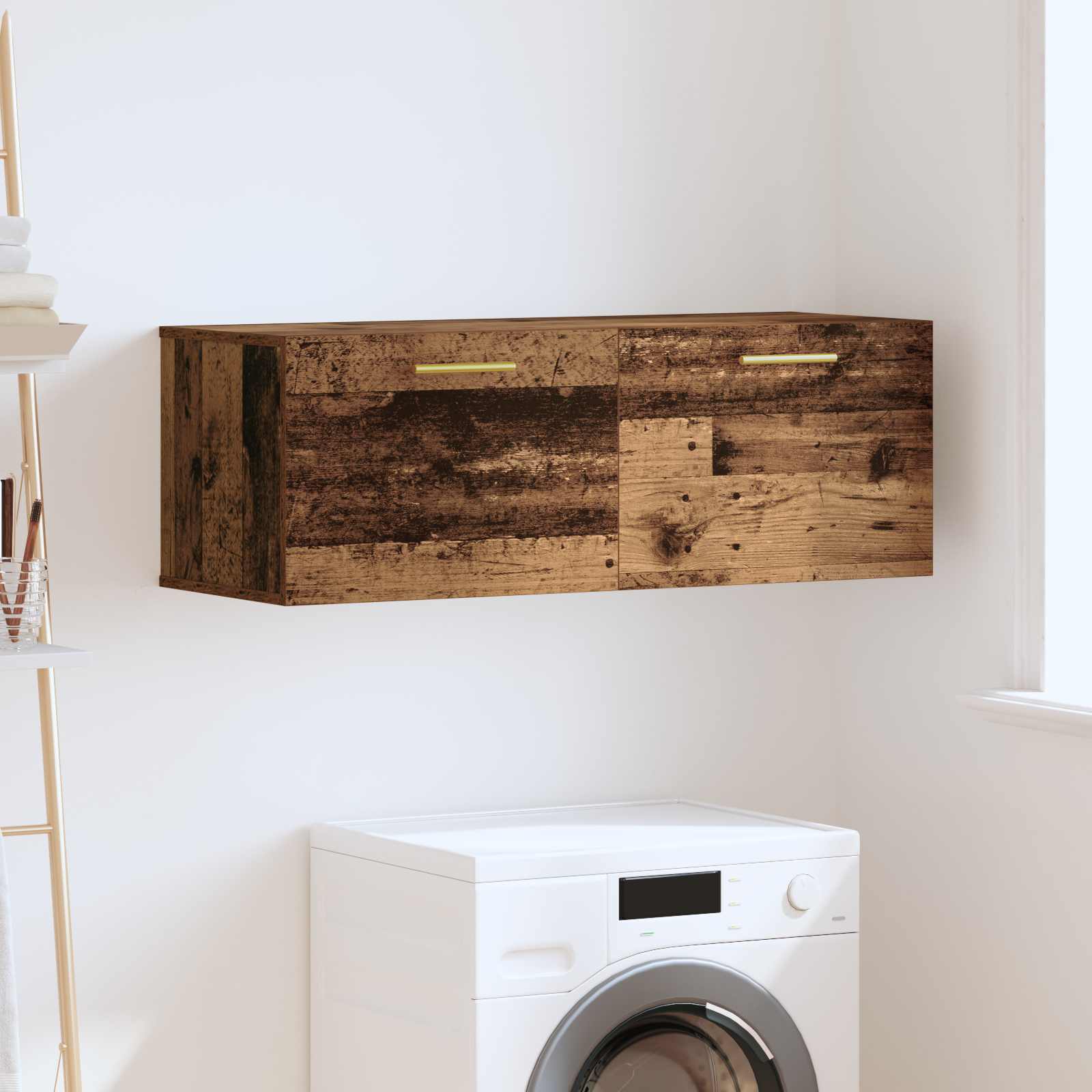 Vægskab Gammelt træ 100 x 36.5 x 35 cm Konstrueret træ