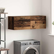 Vægmonteret skab Gammelt træ 100 x 36,5 x 35 cm Konstrueret træ