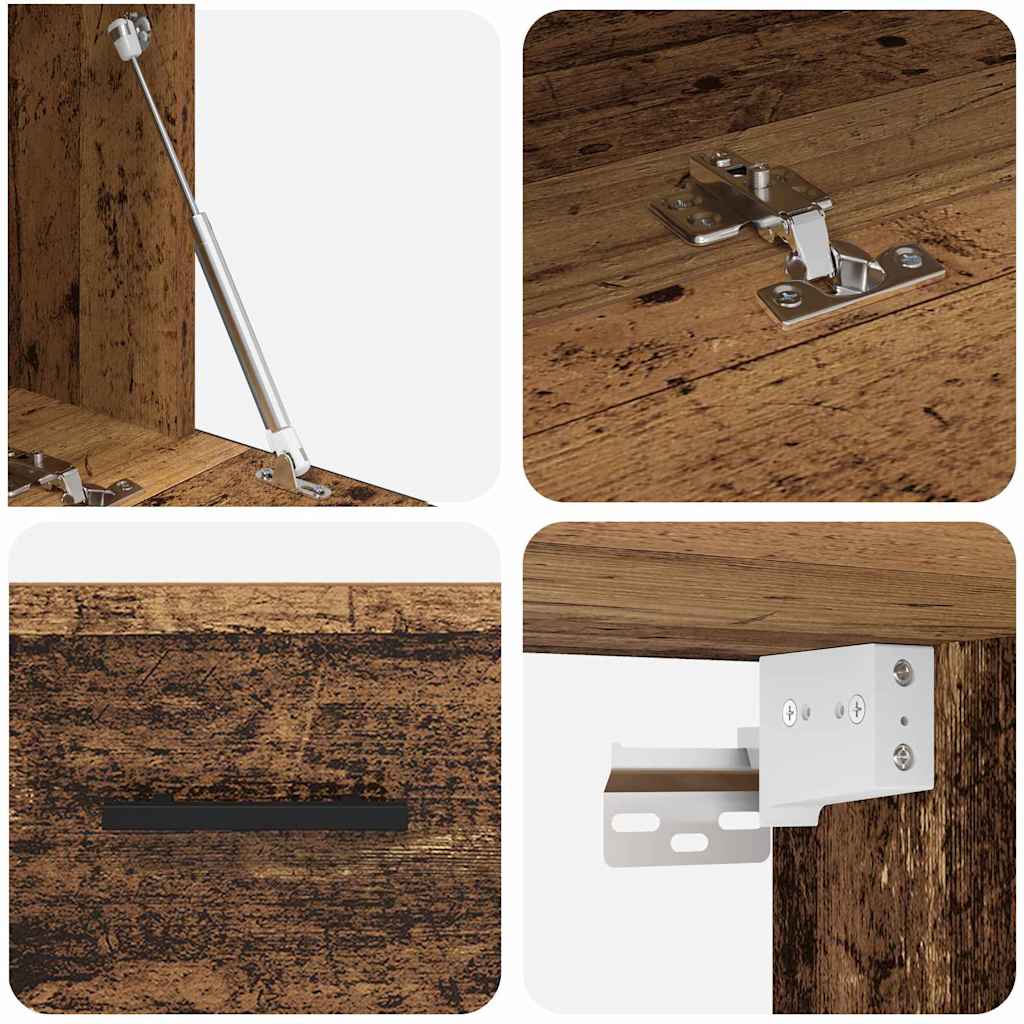 Vægskab Gammelt træ 100 x 36.5 x 35 cm Konstrueret træ