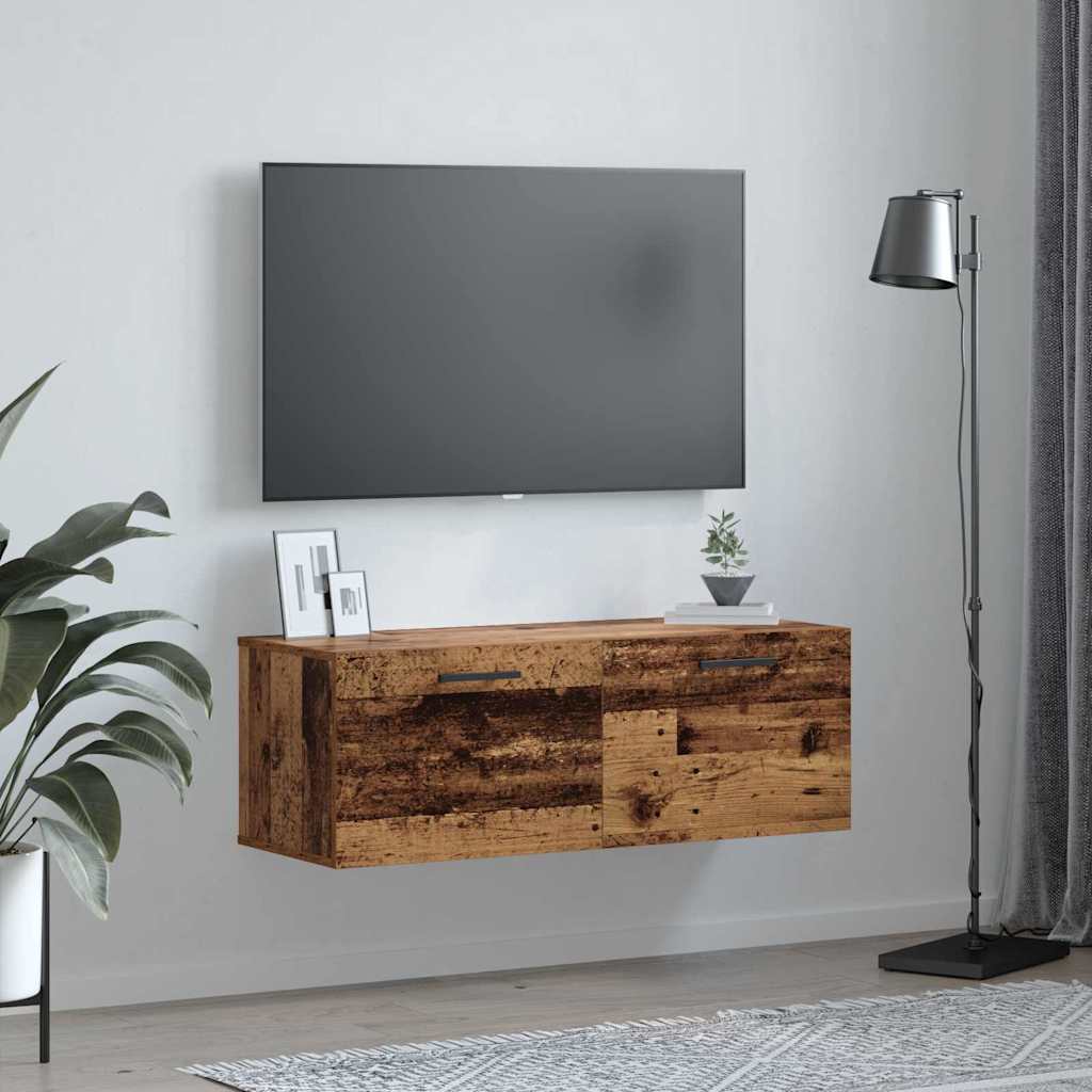 Vægskab Gammelt træ 100 x 36.5 x 35 cm Konstrueret træ
