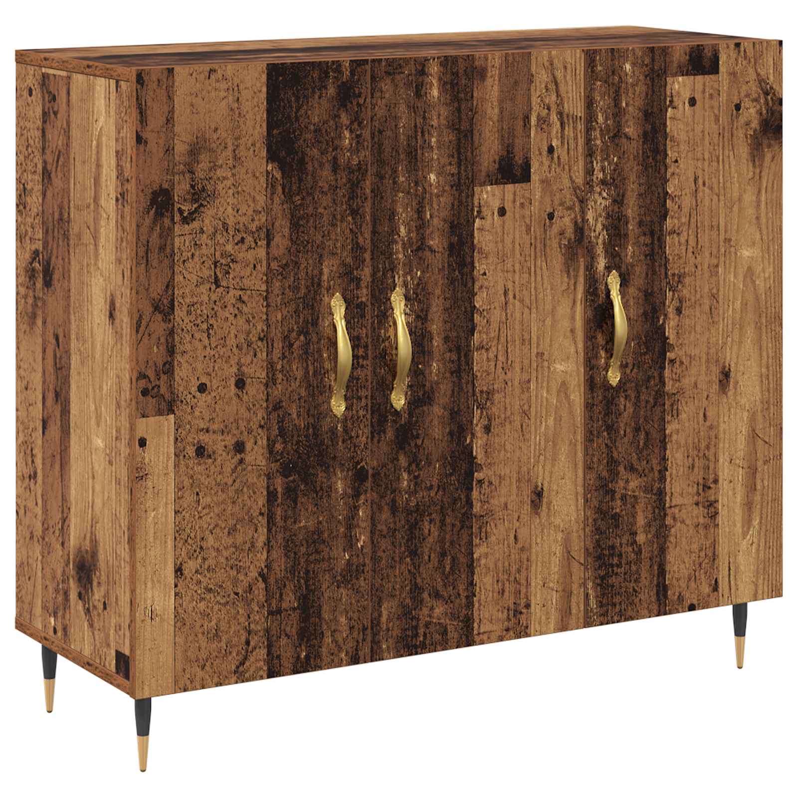 Sideboard Gammelt træ 90 x 34 x 80 cm Konstrueret træ