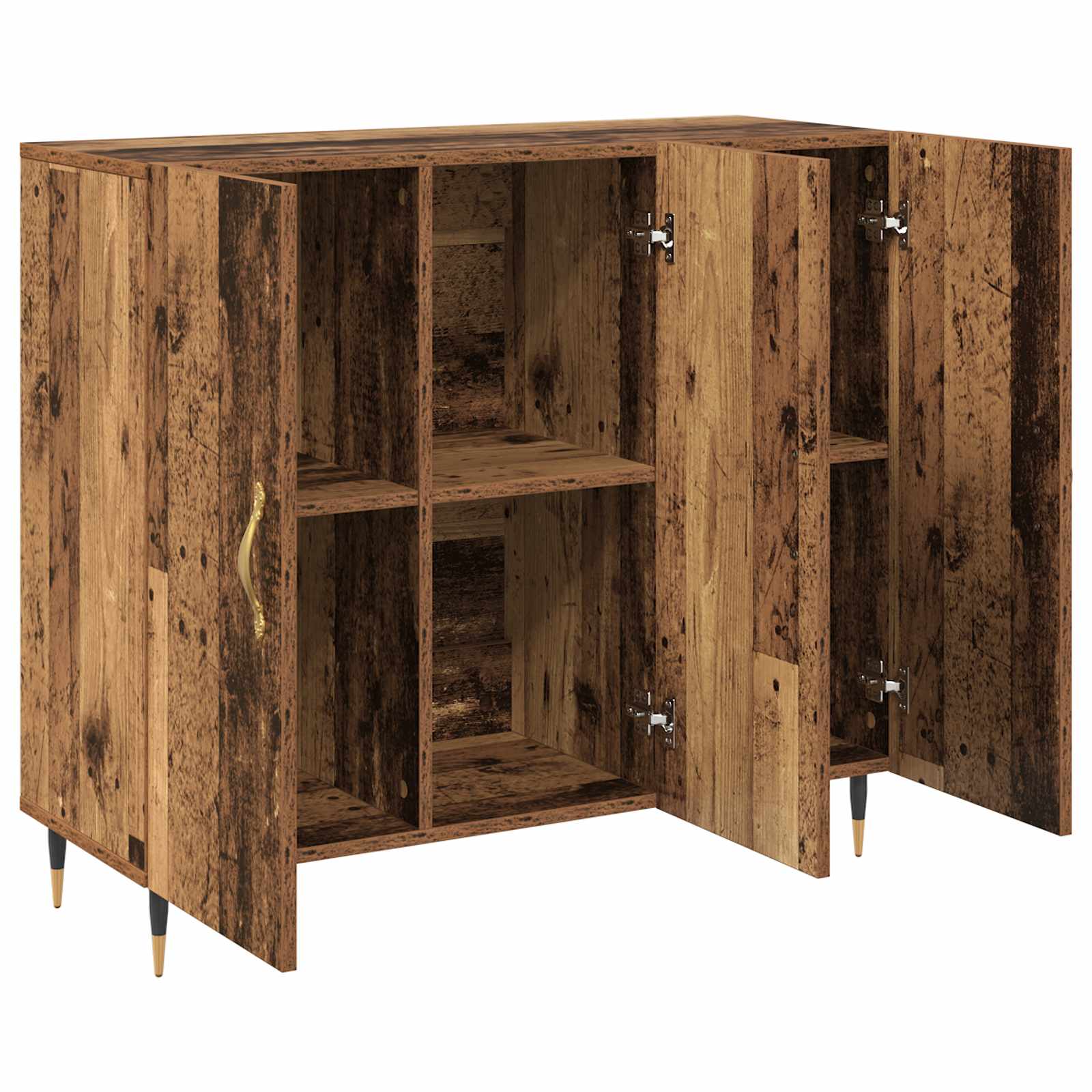 Sideboard Gammelt træ 90 x 34 x 80 cm Konstrueret træ
