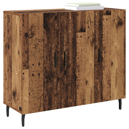 Sideboard Gammelt træ 90 x 34 x 80 cm Konstrueret træ