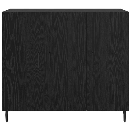Sideboard Sort eg 90 x 34 x 80 cm Konstrueret træ