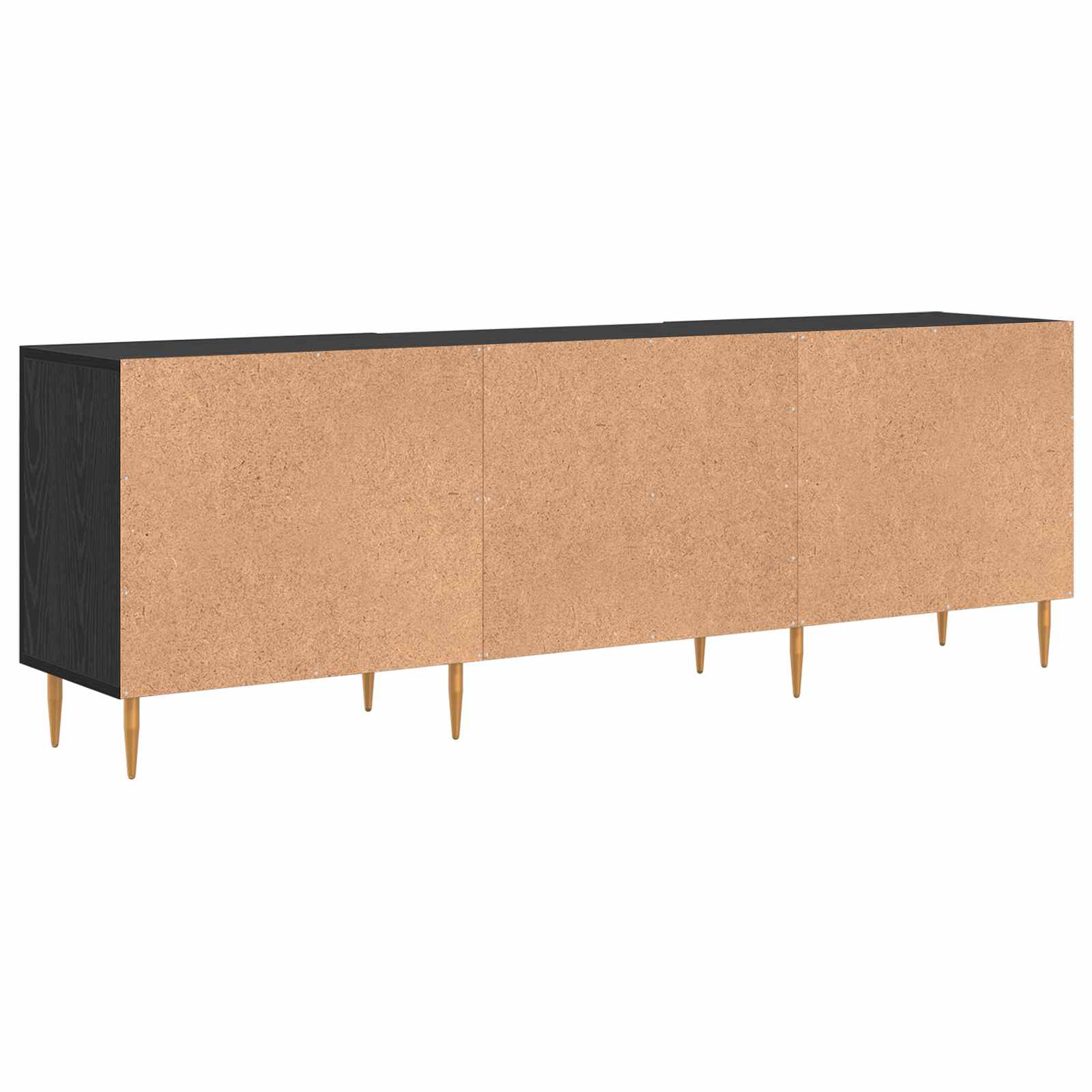 TV-skab Sort eg 150 x 30 x 50 cm Konstrueret træ