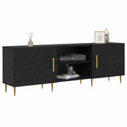 TV-skab Sort eg 150 x 30 x 50 cm Konstrueret træ