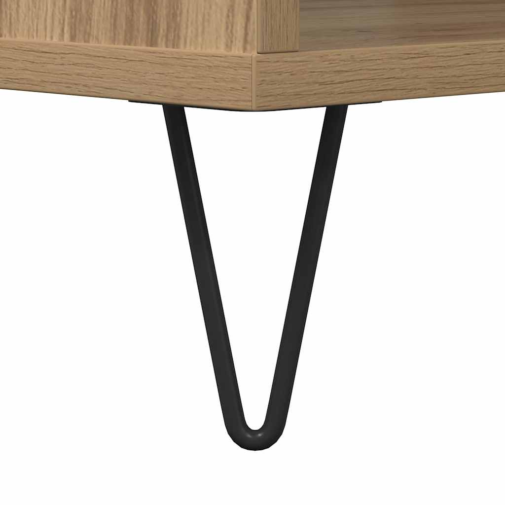 Sofabord artisan eg 60 x 50 x 40 cm Konstrueret træ