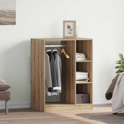 Garderobeskab Artisan-eg 77 x 48 x 102 cm Konstrueret træ
