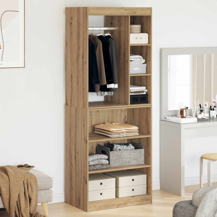 Garderobeskab Artisan-eg 77 x 48 x 102 cm Konstrueret træ