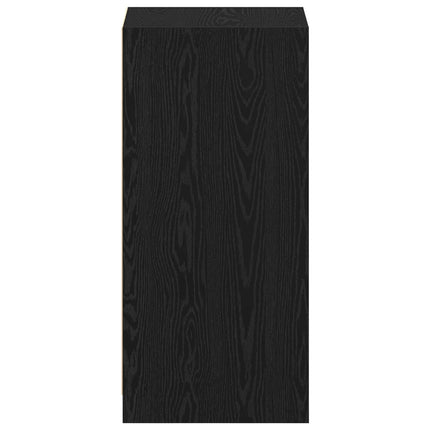 Garderobeskab Sort eg 41 x 48 x 102 cm Konstrueret træ