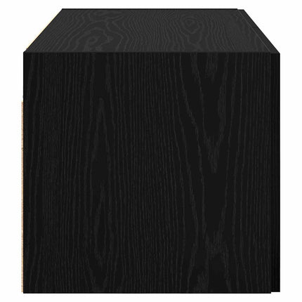 Vægskab Sort eg 80 x 42.5 x 40 cm Konstrueret træ