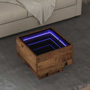 Sofabord Gammelt træ 40 x 40 x 30 cm Konstrueret træ