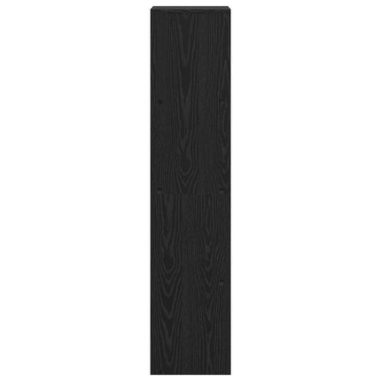 Rumdivider boghylde Sort eg 131,5 x 29 x 131,5 cm