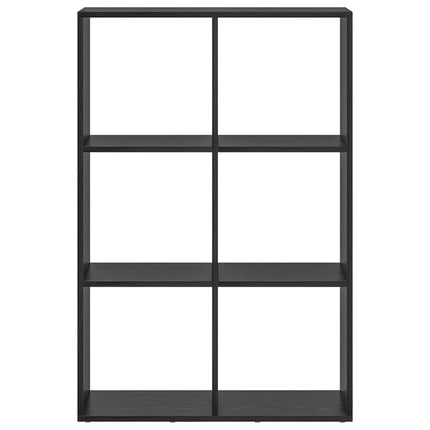 Bogskab Sort eg 69,5 x 29 x 103,5 cm Konstrueret træ