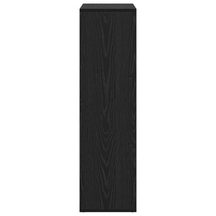 Bogskab Sort eg 69,5 x 29 x 103,5 cm Konstrueret træ