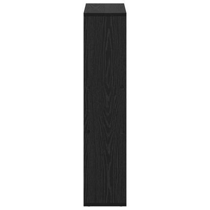 Bogskab Sort eg 63 x 20 x 90 cm Konstrueret træ