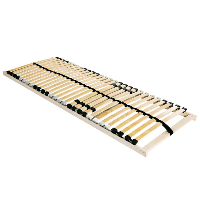 Lamelbund Brun 100 x 190 cm Solid bøg