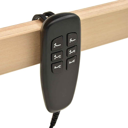 Lamelbund Brun 70 x 190 cm Solid bøg