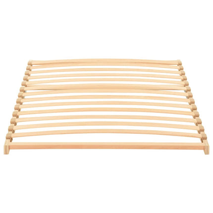 Lamelbund Brun 90 x 190 cm Solid bøg
